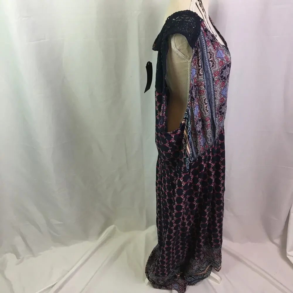 Artesia Trapeze Dress Midnight Blue XXL